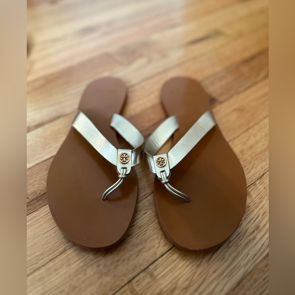 Tory Burch Manon Thong Sandal Spark Gold